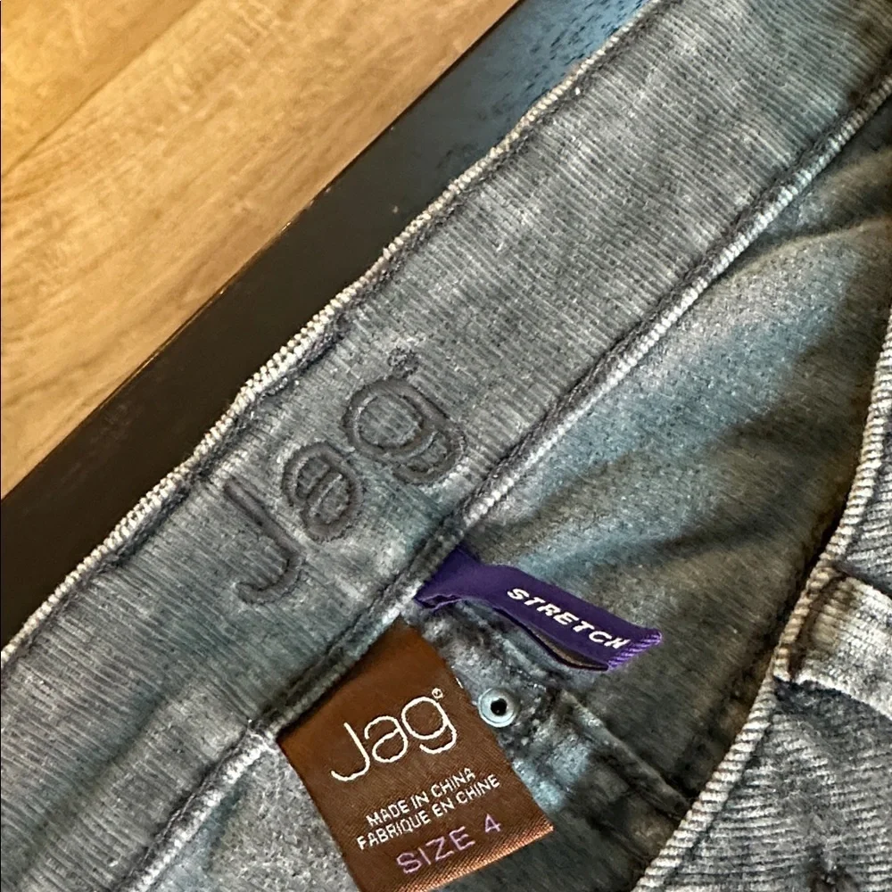 Jag Boot Cut Stretch Grey Corduroy Pants - Picture 4 of 9